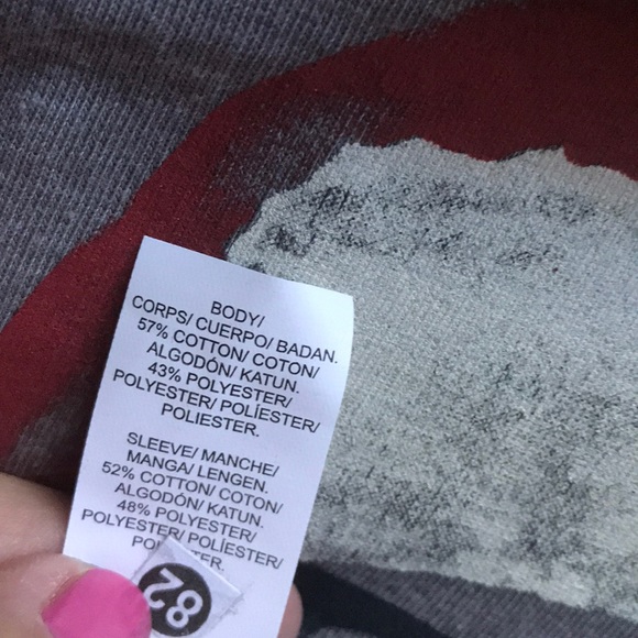 NEW “Hipsta please”  Christmas Santa burnout shirt - Picture 7 of 9